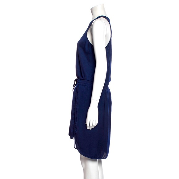 Rebecca Taylor midi dress in Navy - Picture 2 of 5
